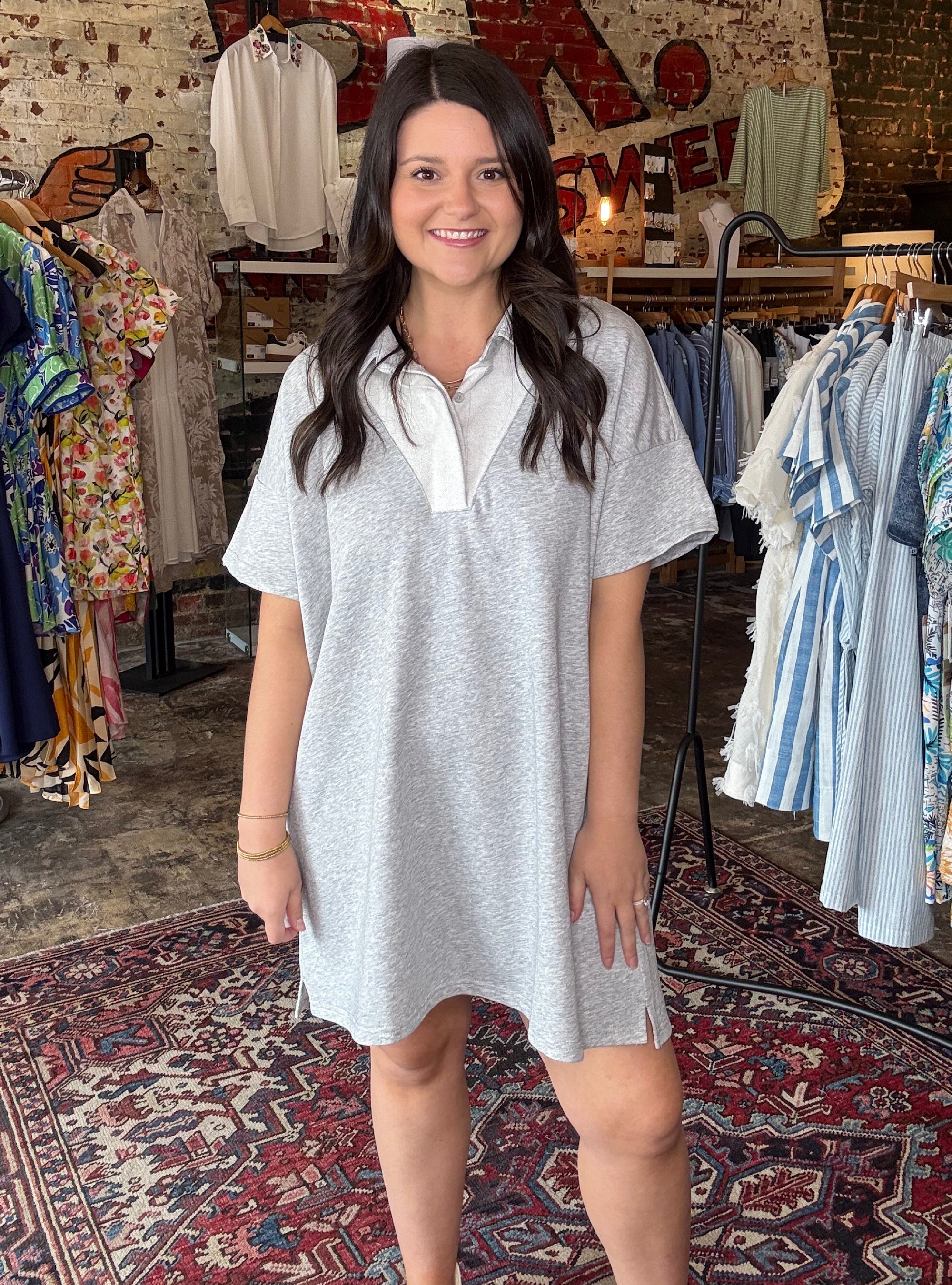 Weekend Warrior Collared Dress