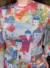 Take Me To Greece Mesh Top