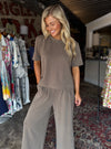 Keeping It Basic Crop Pants - Mocha