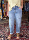 Vervet High Rise Pocket Barrel Jean