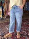 Vervet High Rise Pocket Barrel Jean