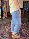 Vervet High Rise Pocket Barrel Jean