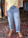 Vervet High Rise Pocket Barrel Jean