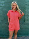 Coral of The Story Romper