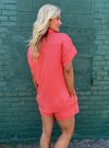 Coral of The Story Romper