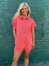 Coral of The Story Romper