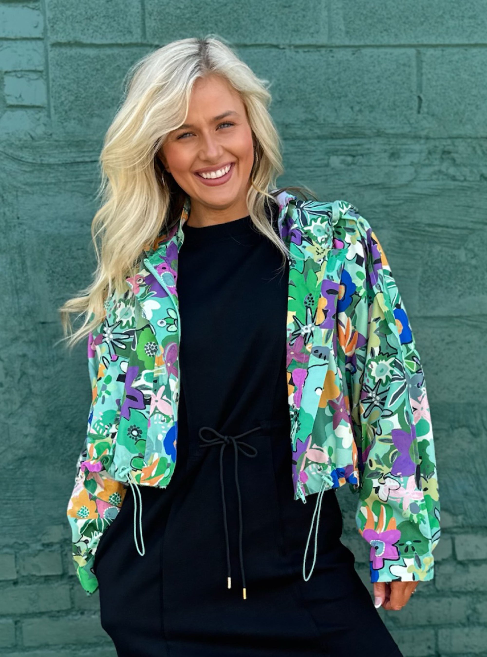 In The Mint Mix Athleisure Jacket