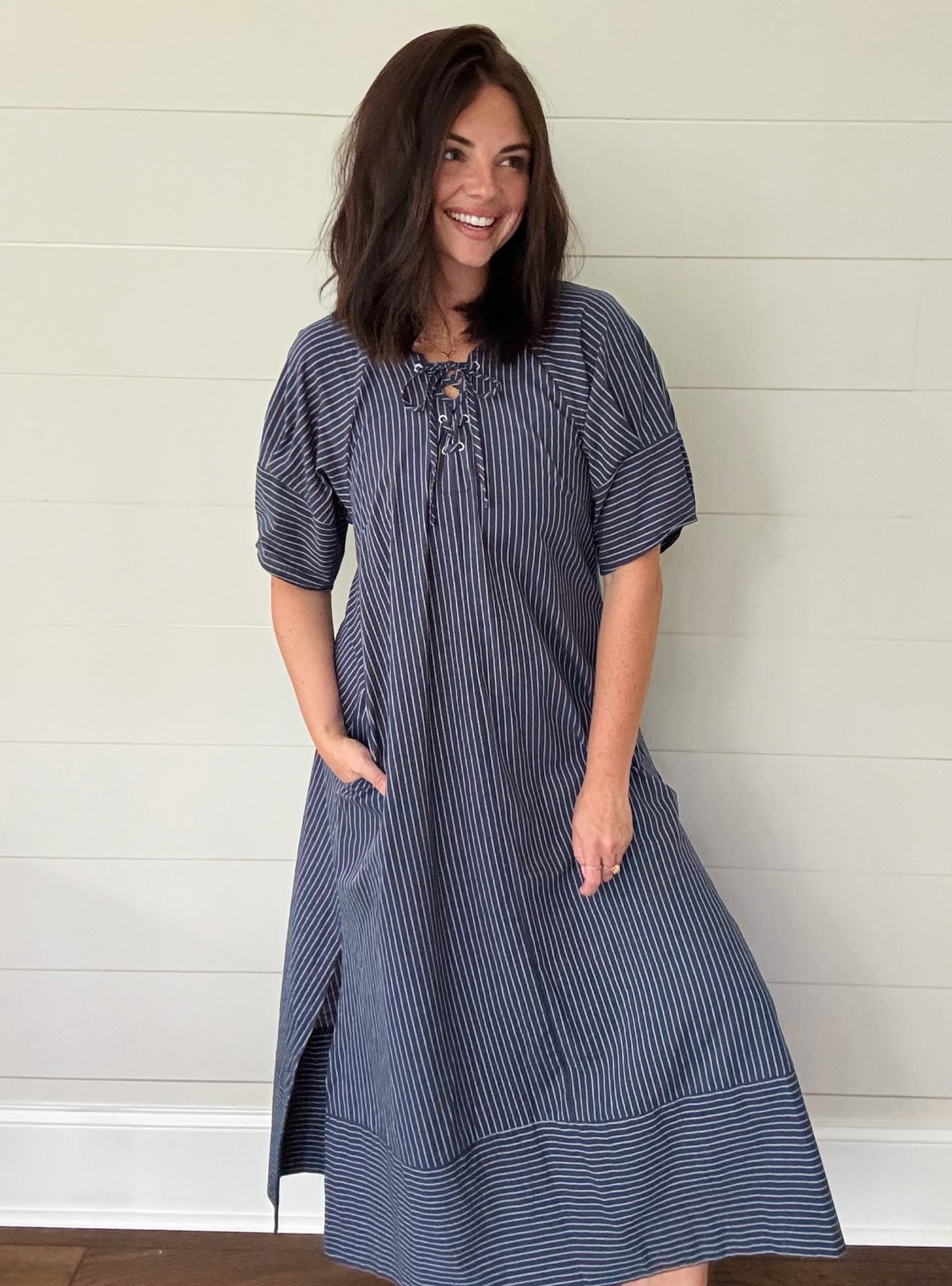 Let's Set Sail Midi Dress