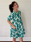 Into The Deep Blue Sea Floral Dress