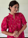 Back To The Fuchsia Floral Dress