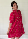 Back To The Fuchsia Floral Dress