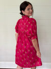 Back To The Fuchsia Floral Dress