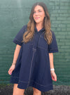 Navy Or Not Here I Come Dress