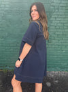 Navy Or Not Here I Come Dress