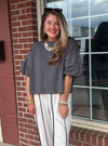 Not So Basic Puffy Sleeve Top