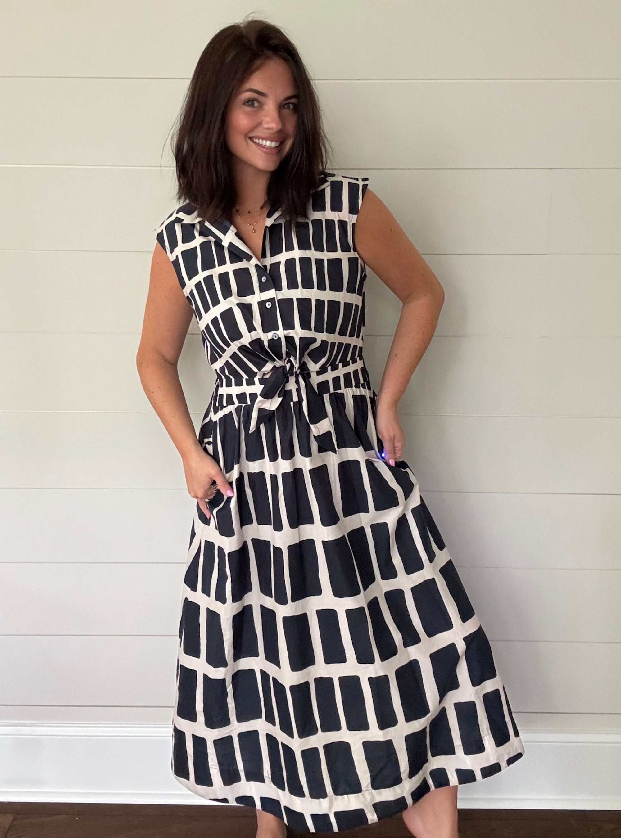 Everything Is Navy Dress
