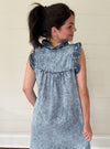 It Comes In Waves Denim Dress