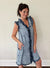 It Comes In Waves Denim Dress