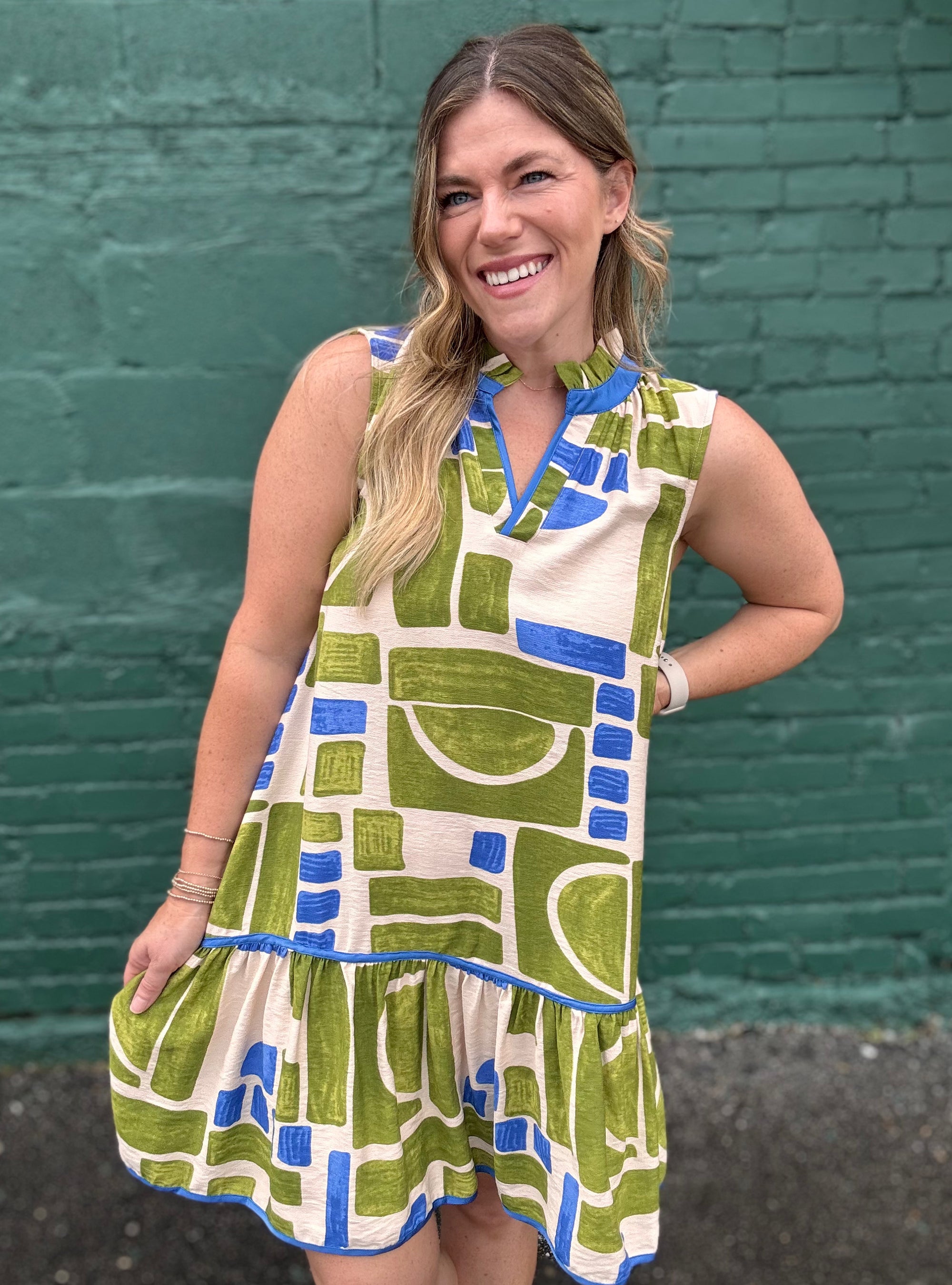 All Mixed Up On You Dress