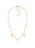 Two-Tone Cross Charm Necklace