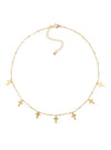 Strong In Faith Cross Charm Necklace