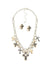 Keep The Faith Cross Charm Necklace Set
