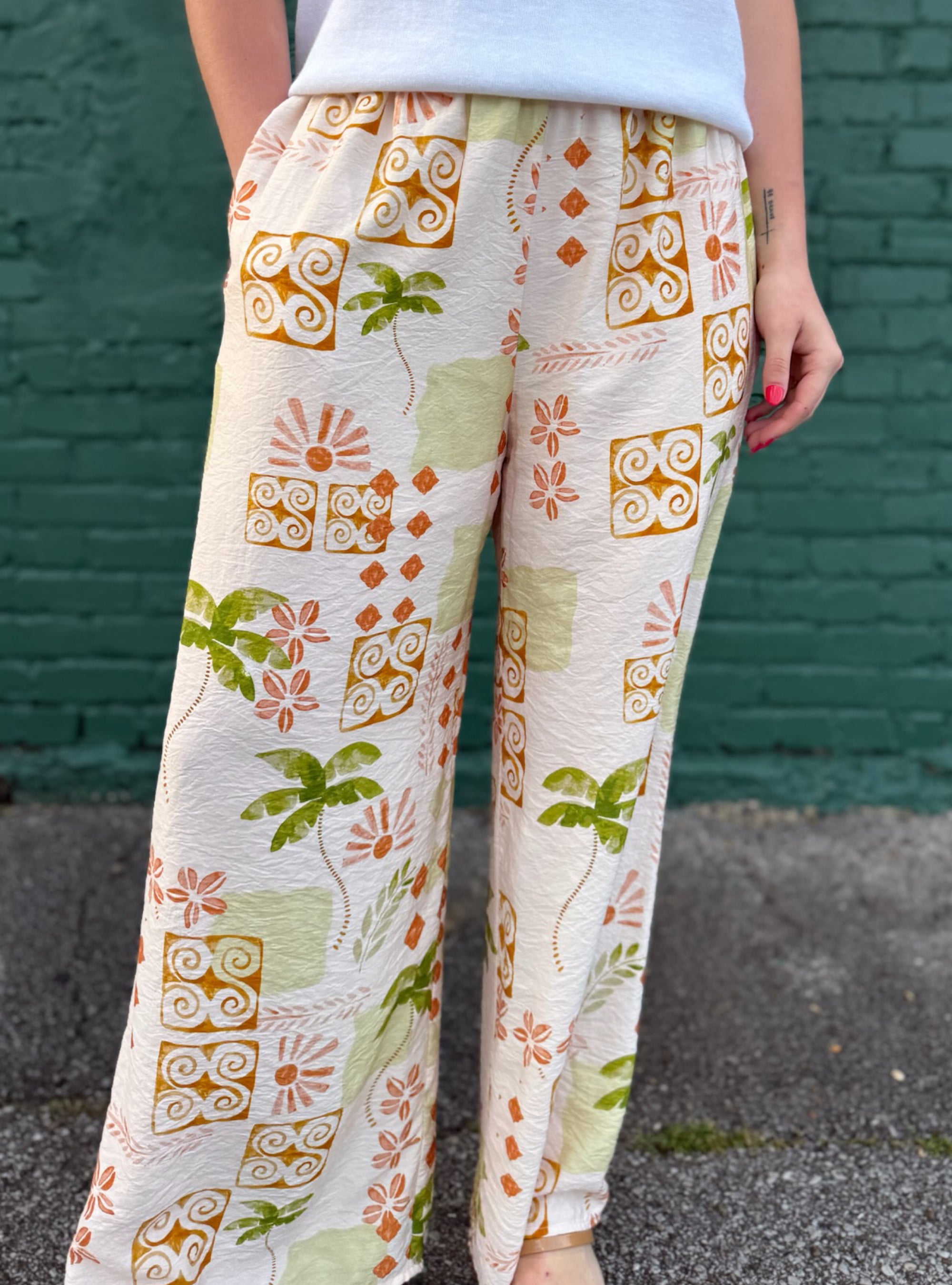 Mai Tai Kind of Day Wide Leg Pants