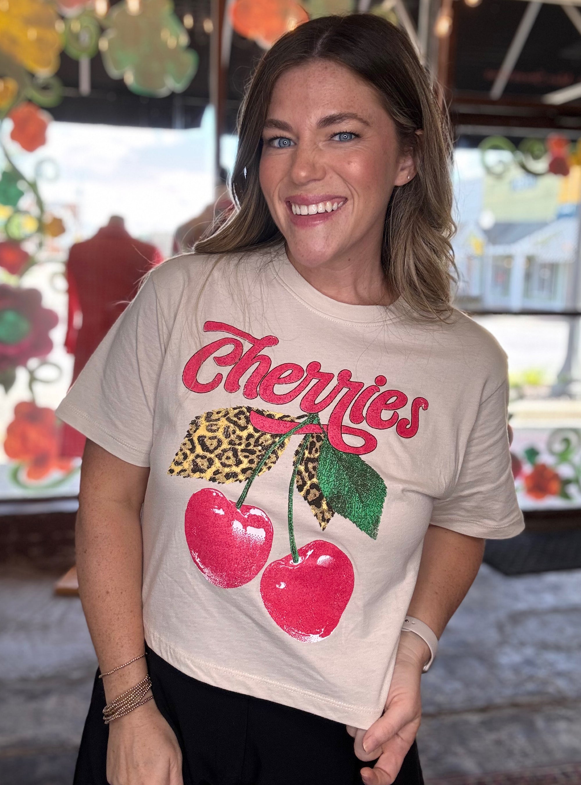 Cherries Vintage Short Sleeve Tee