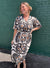 Feeling Print-Astic Belted Midi Dress