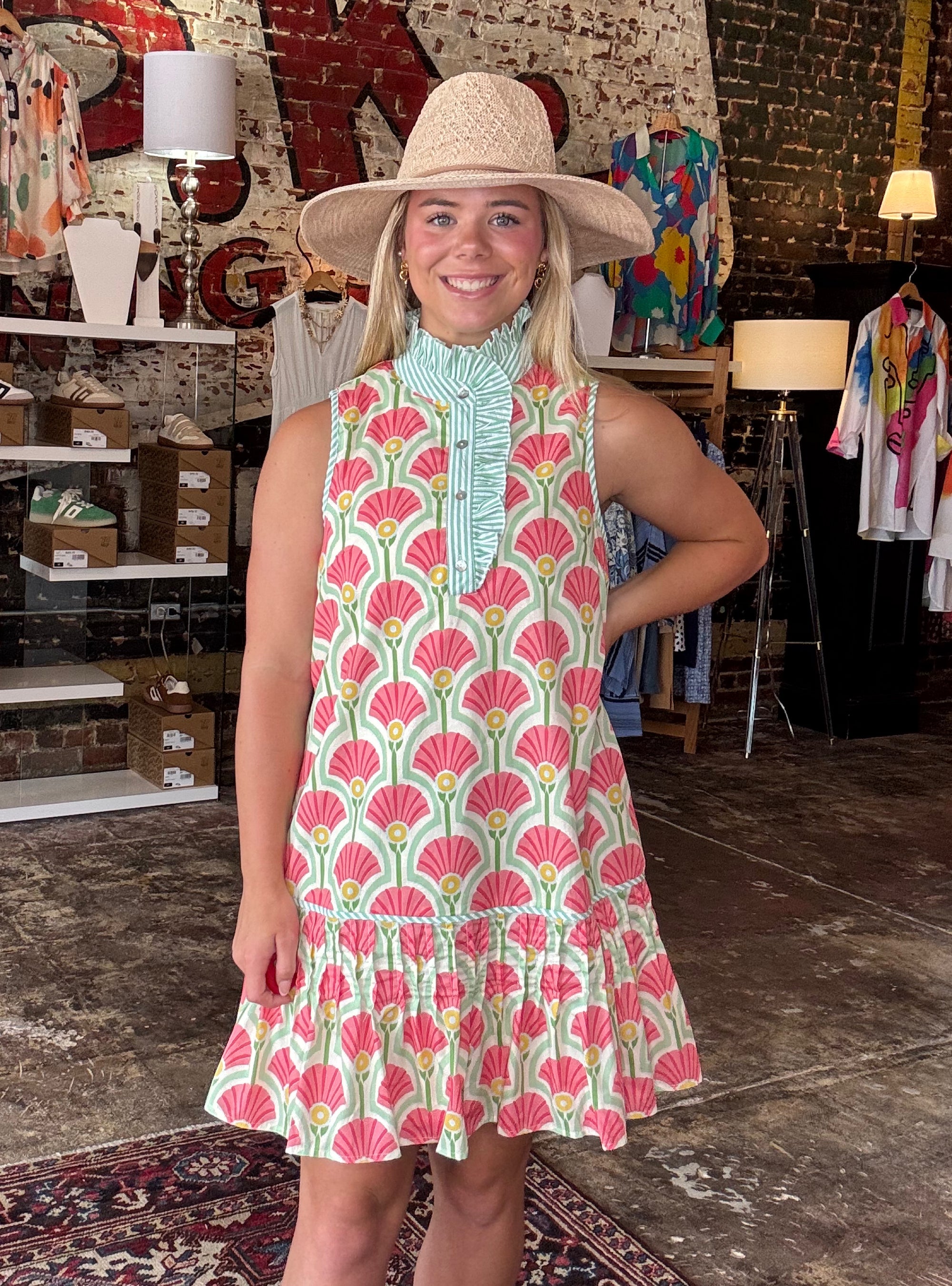 Catch Me In My Coral Dress