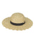 C.C Wheat Straw Waved Brim Sun Hat