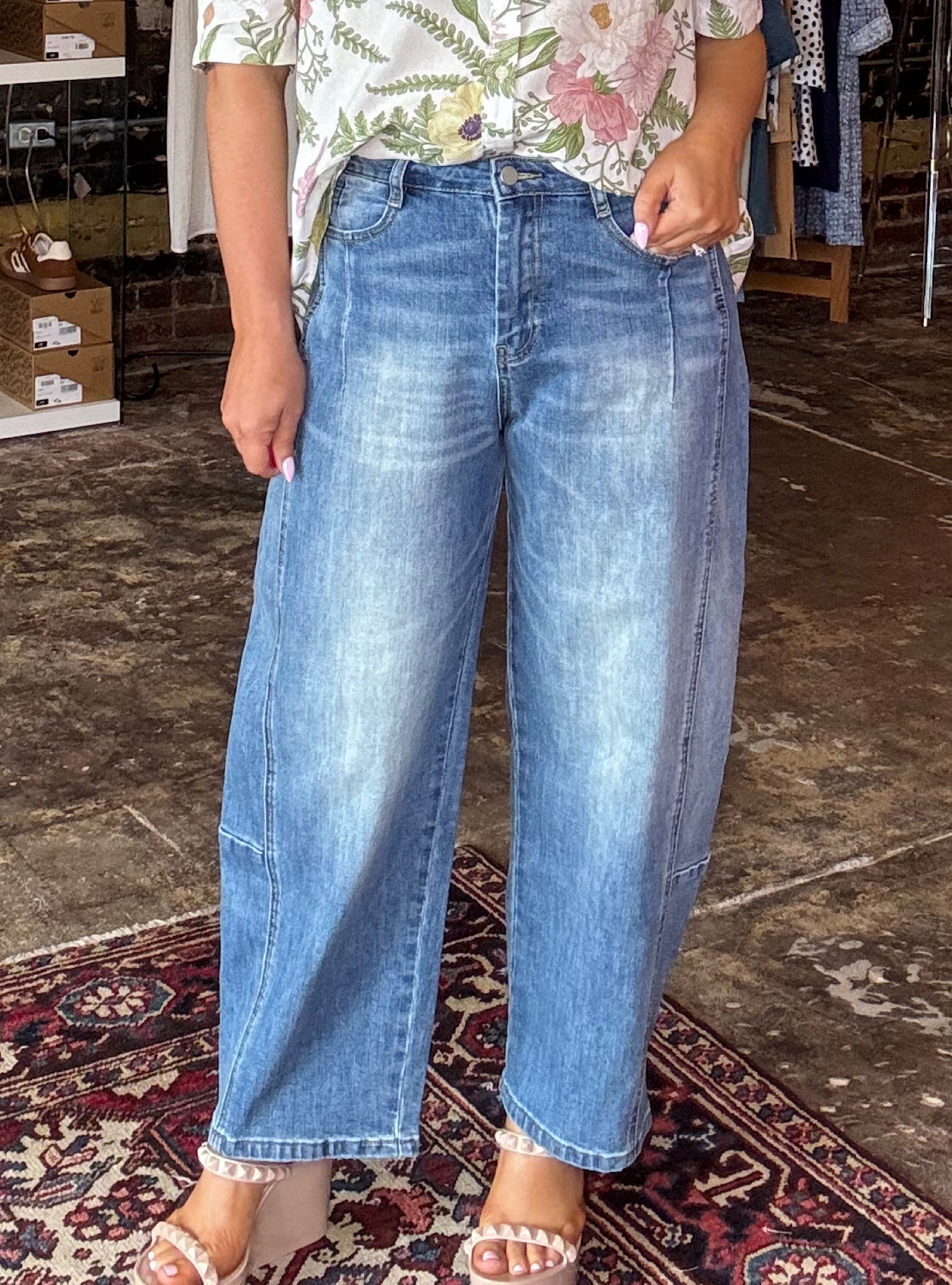 Life's A Barrel Race Jean