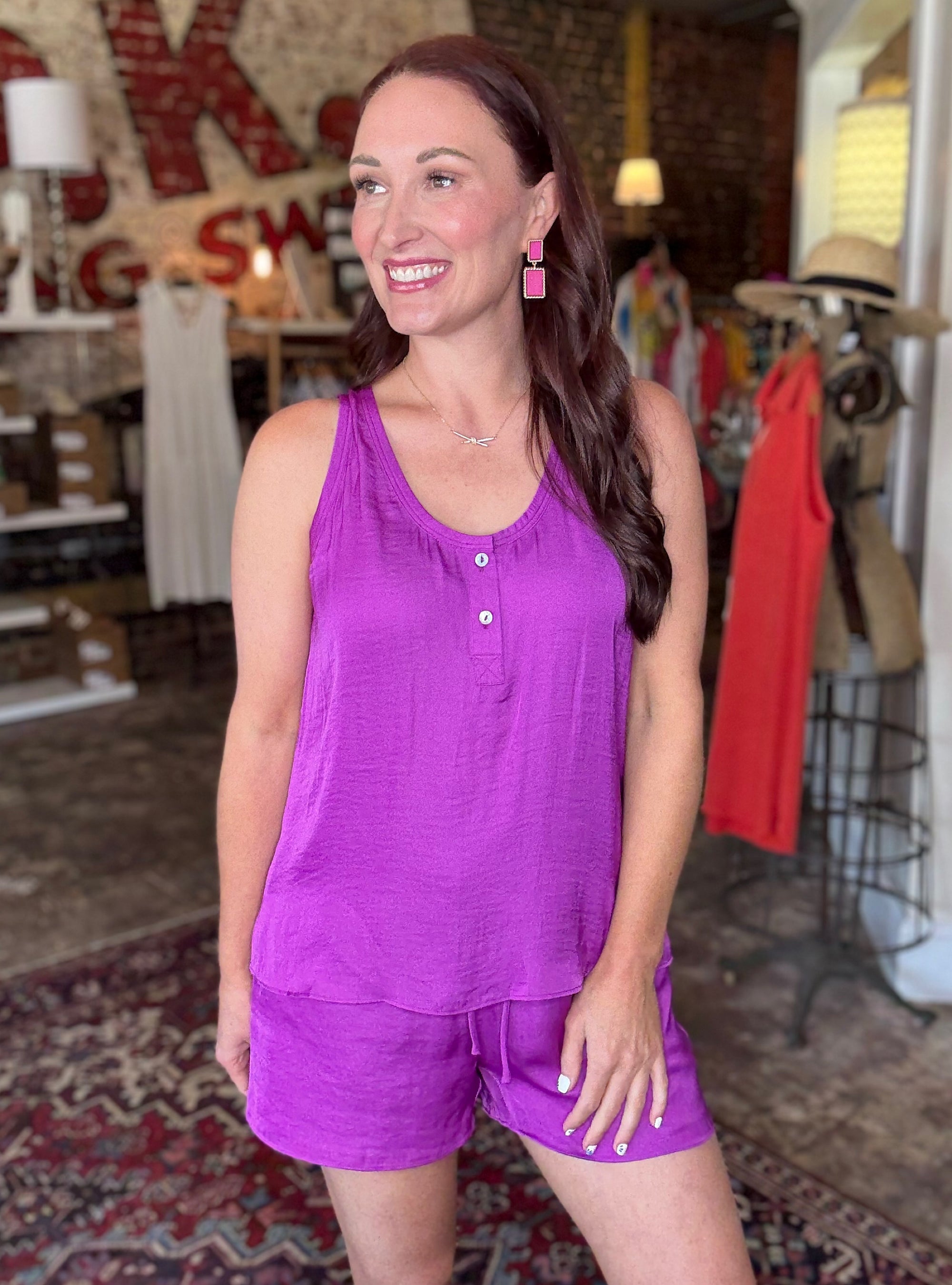 Pretty In Purple Tank Top