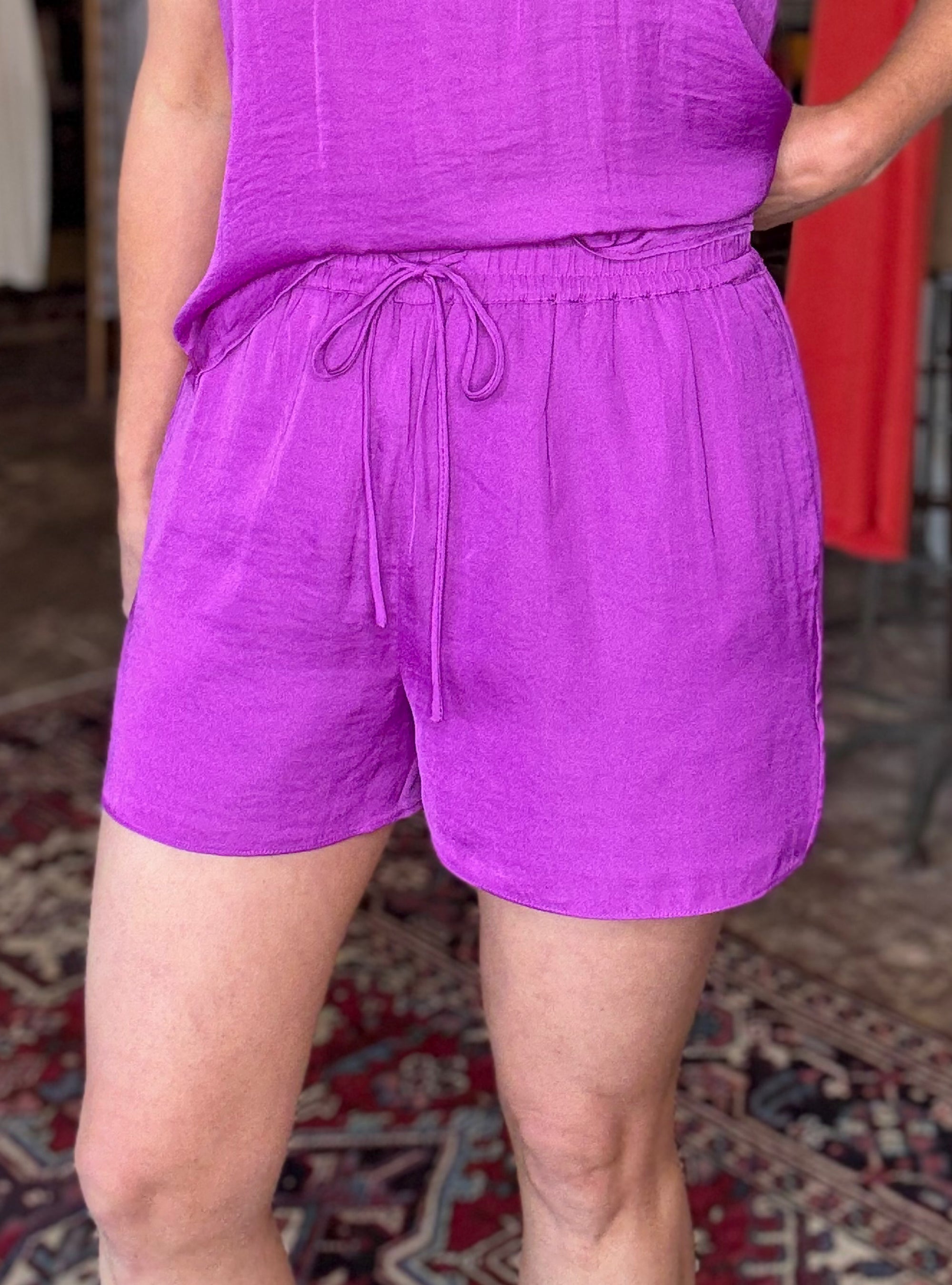Pretty In Purple Shorts