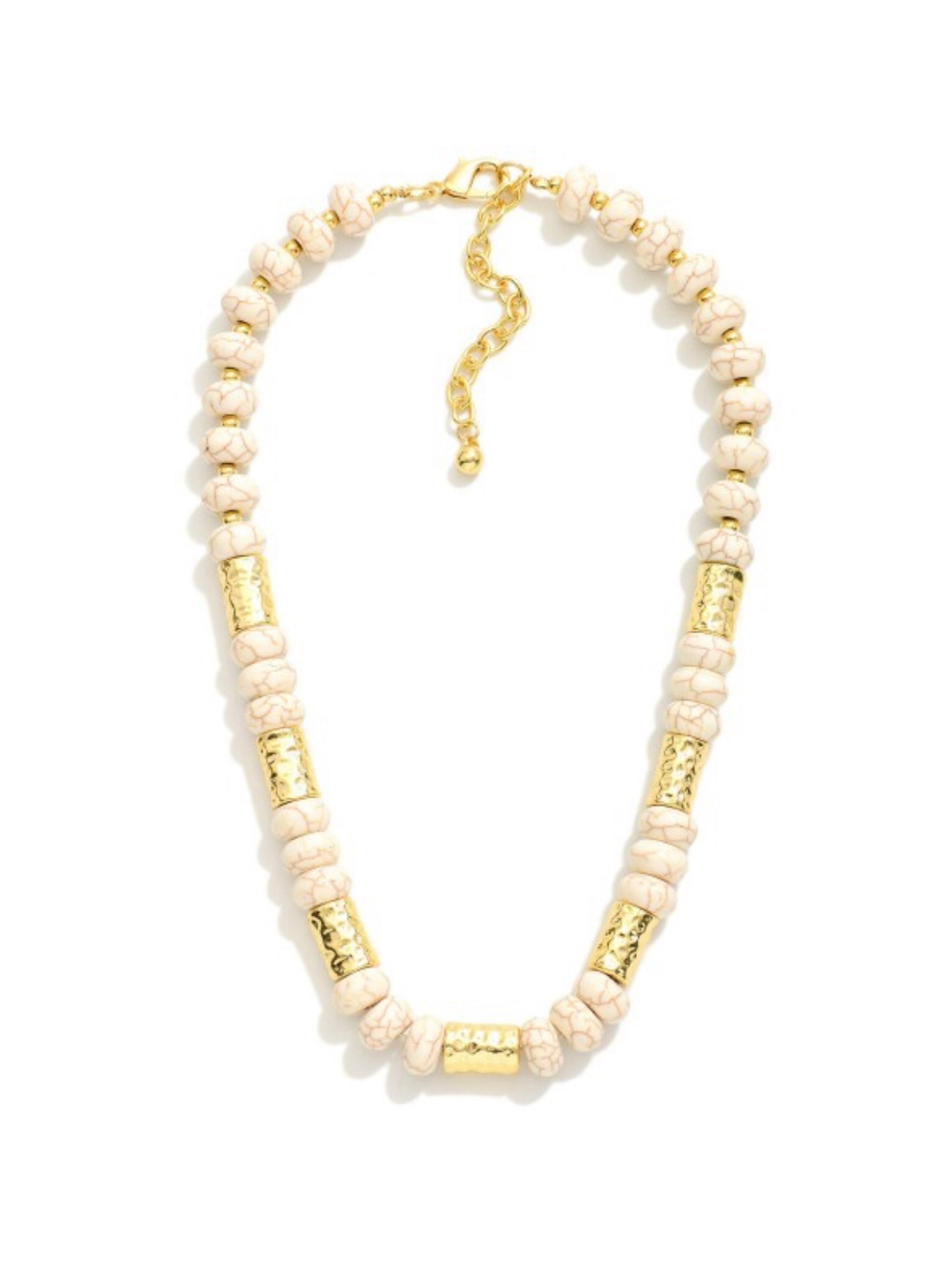 Rocking This Look Stone Necklace
