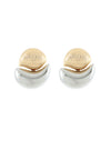 Ride The Wave Two-Tone Earrings