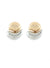 Ride The Wave Two-Tone Earrings