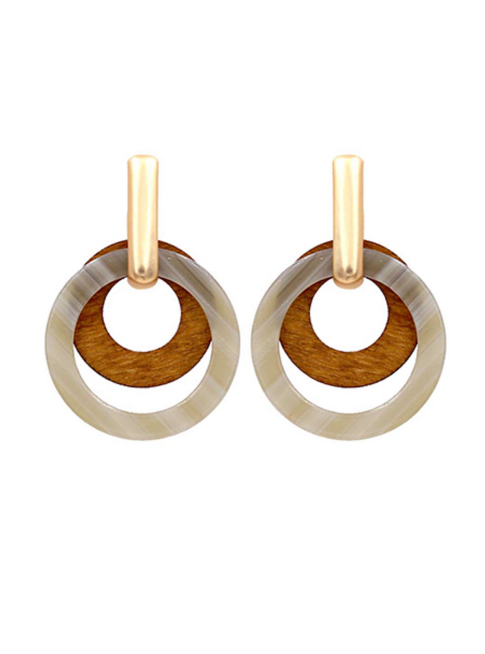 Carved To Perfection Wooden Earrings