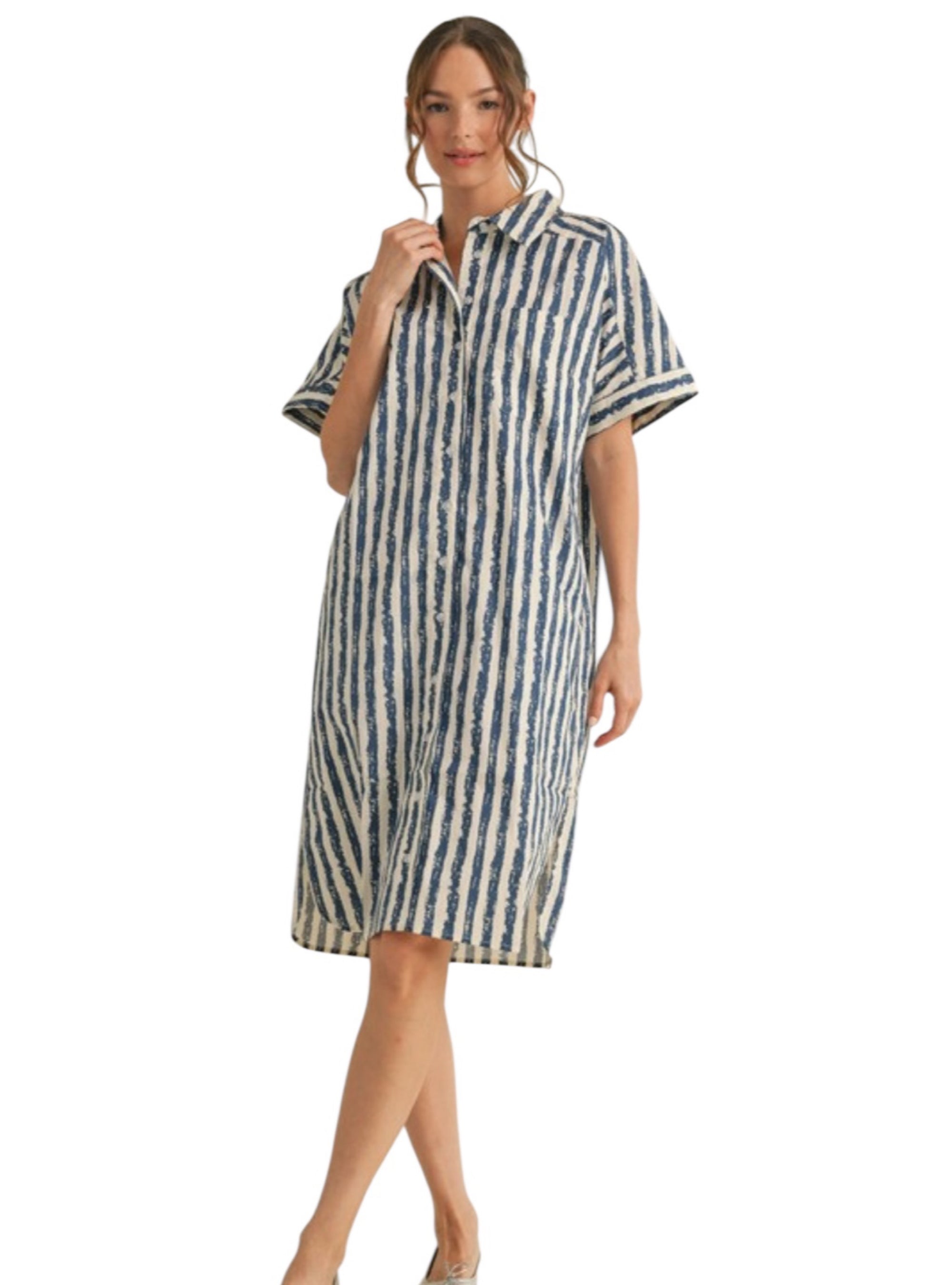 Stripes That Line Up With My Vibe Dress