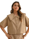 Cool, Collared, And Collected Top