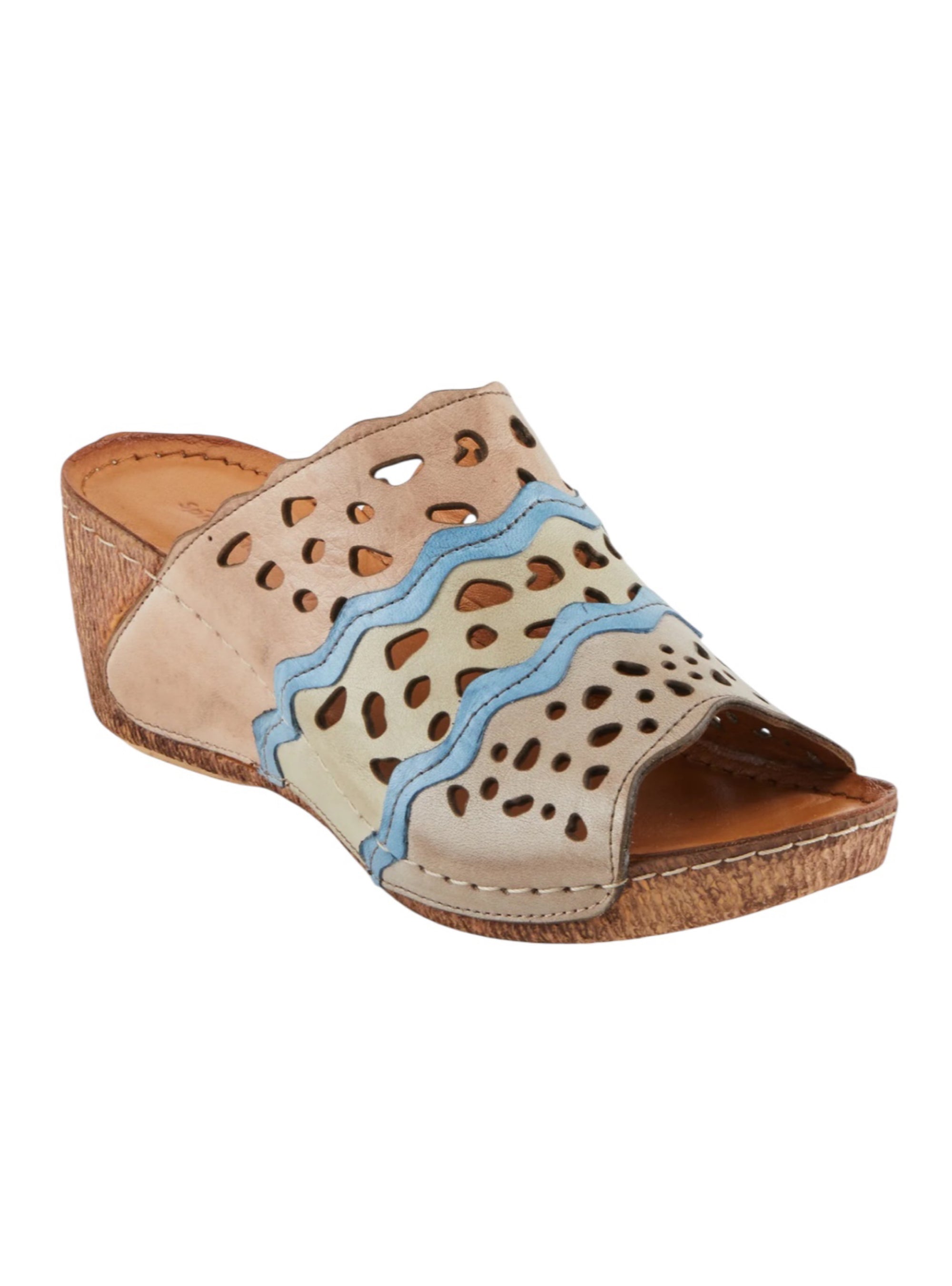 Spring Step Footy Sandal - Blush Multi