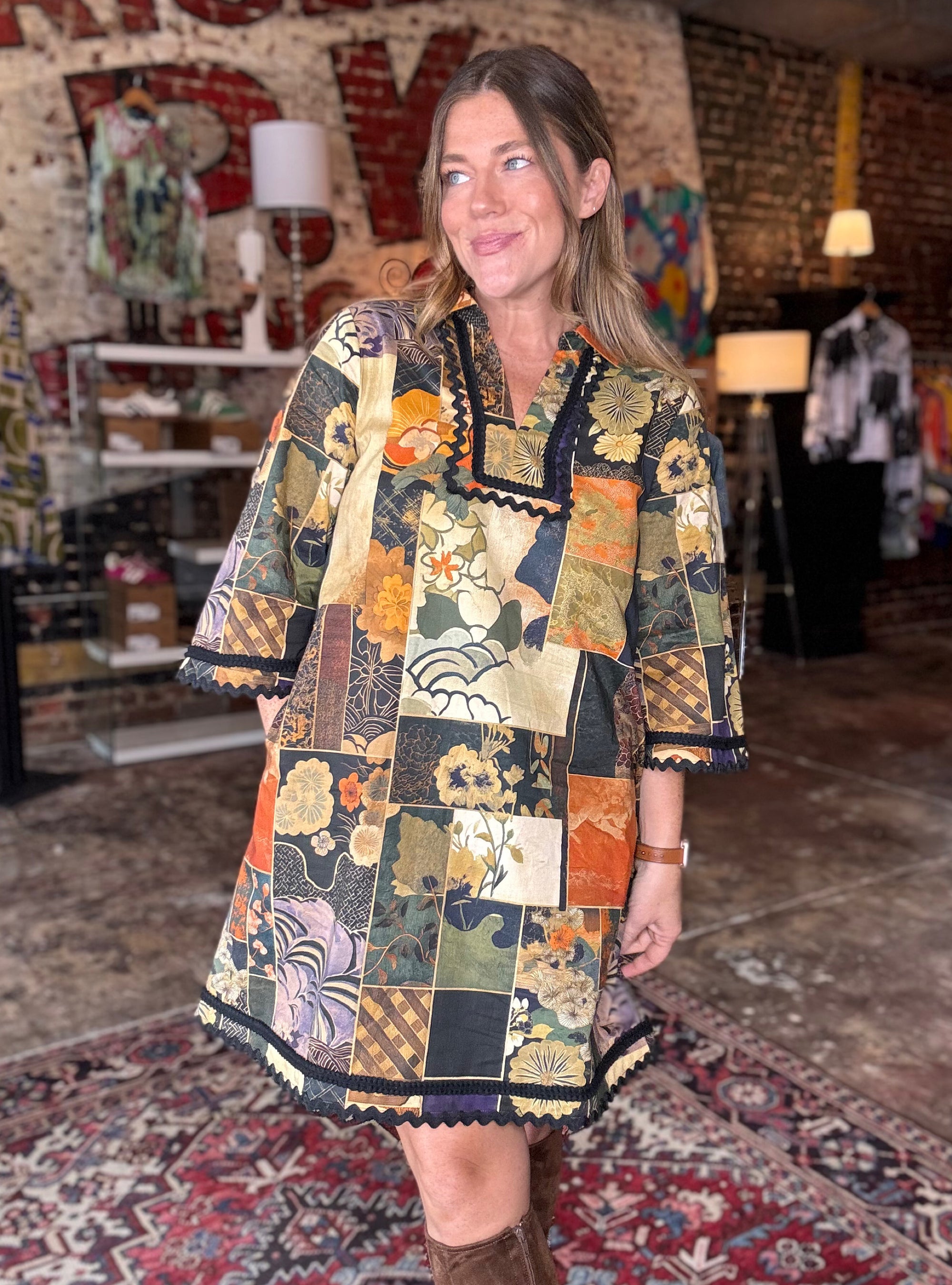 Wearing My Personality In Pieces Dress