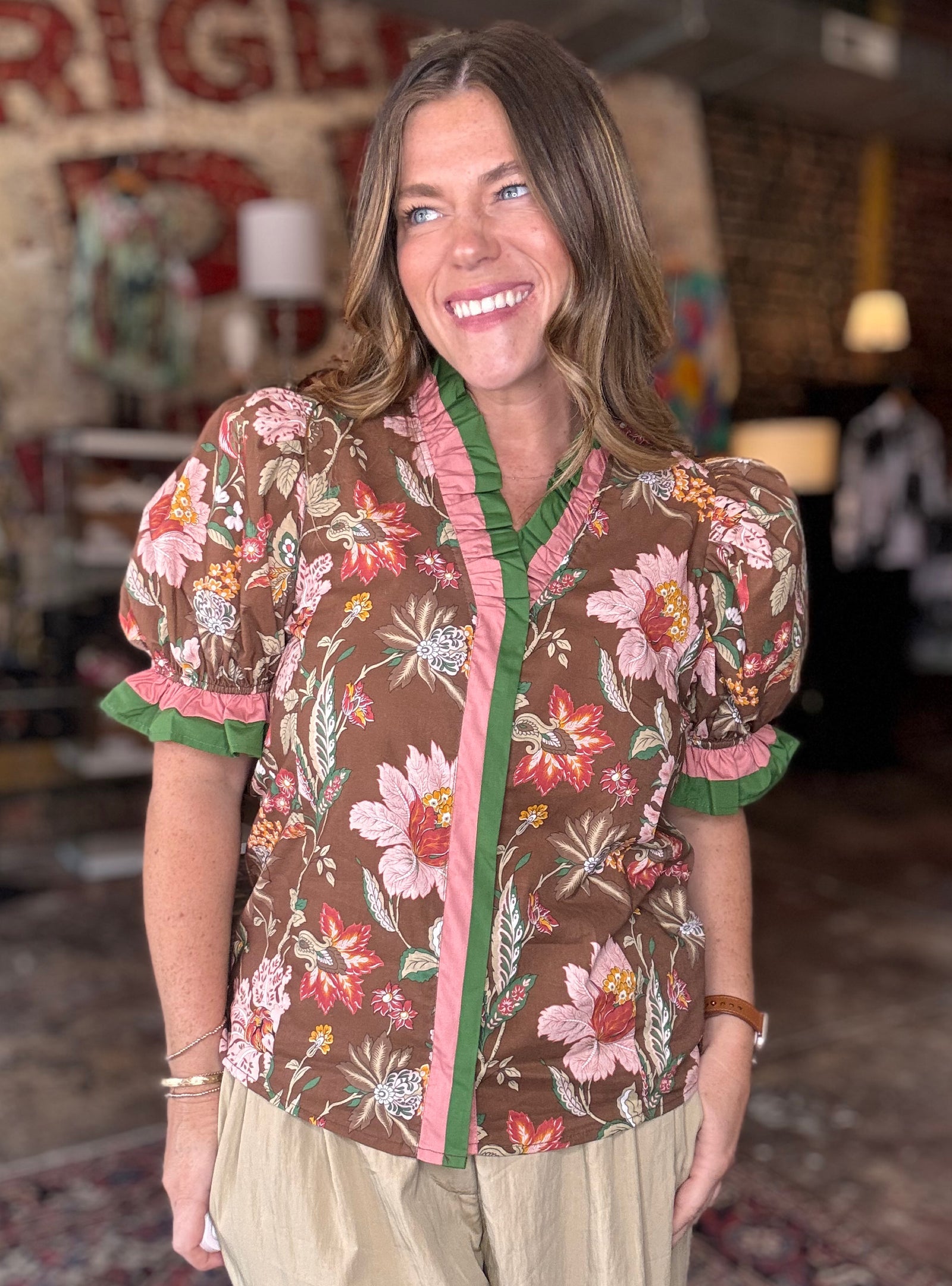 Falling For Florals Top