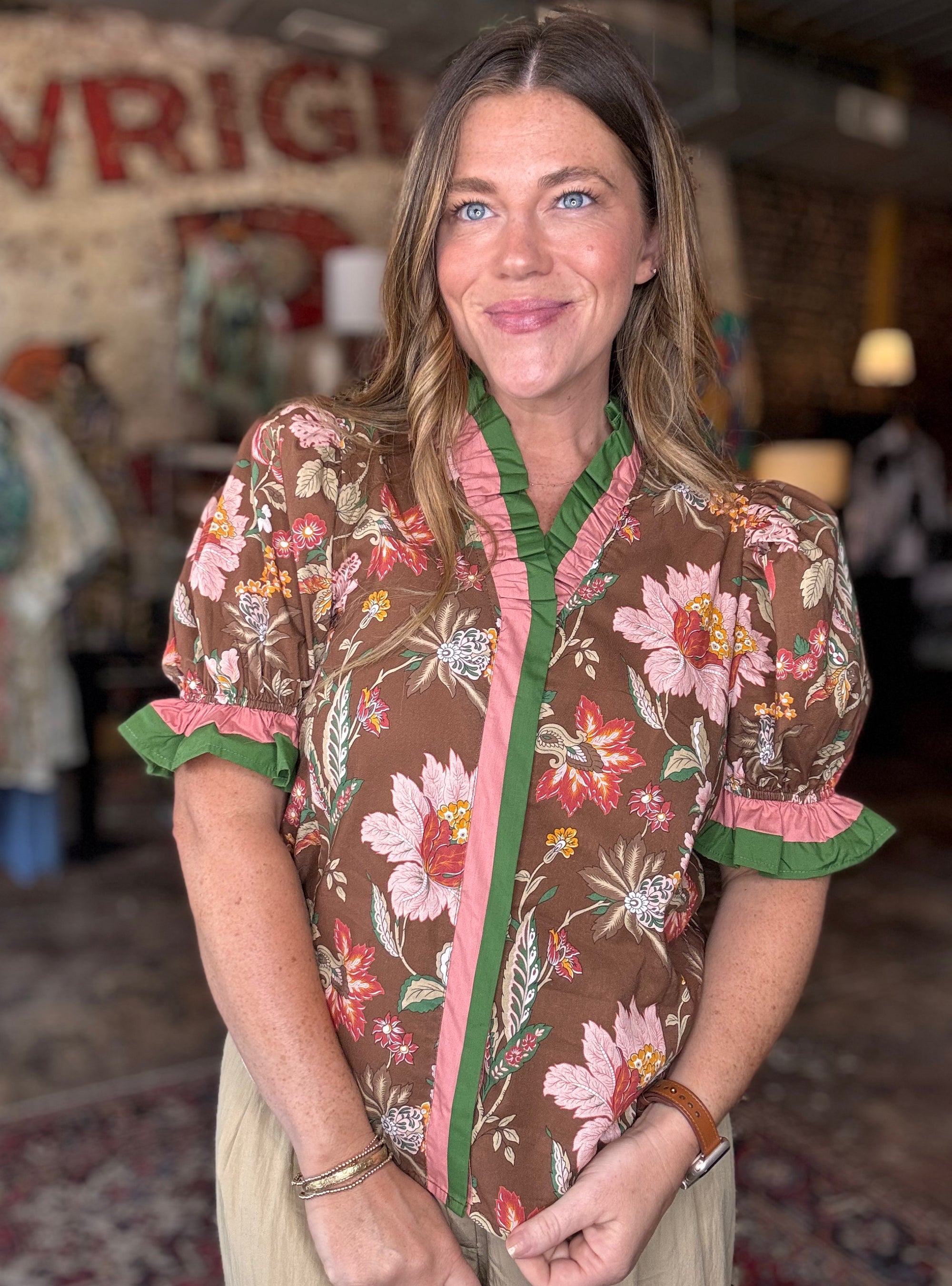 Falling For Florals Top