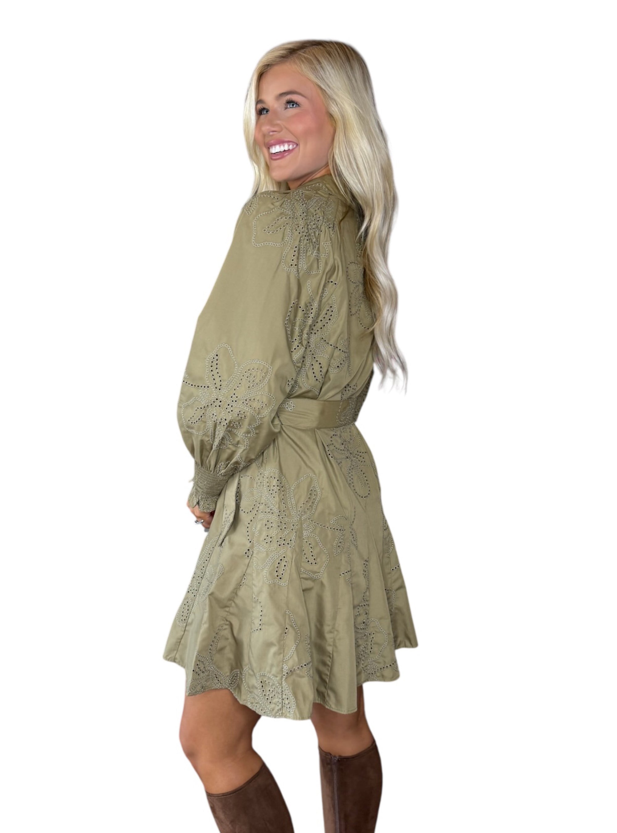 Wild Thyme Eyelet Dress