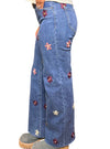 Charlie B Floral Embroidered Jeans