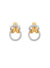 Knot Your Average Two-Tone Earrings