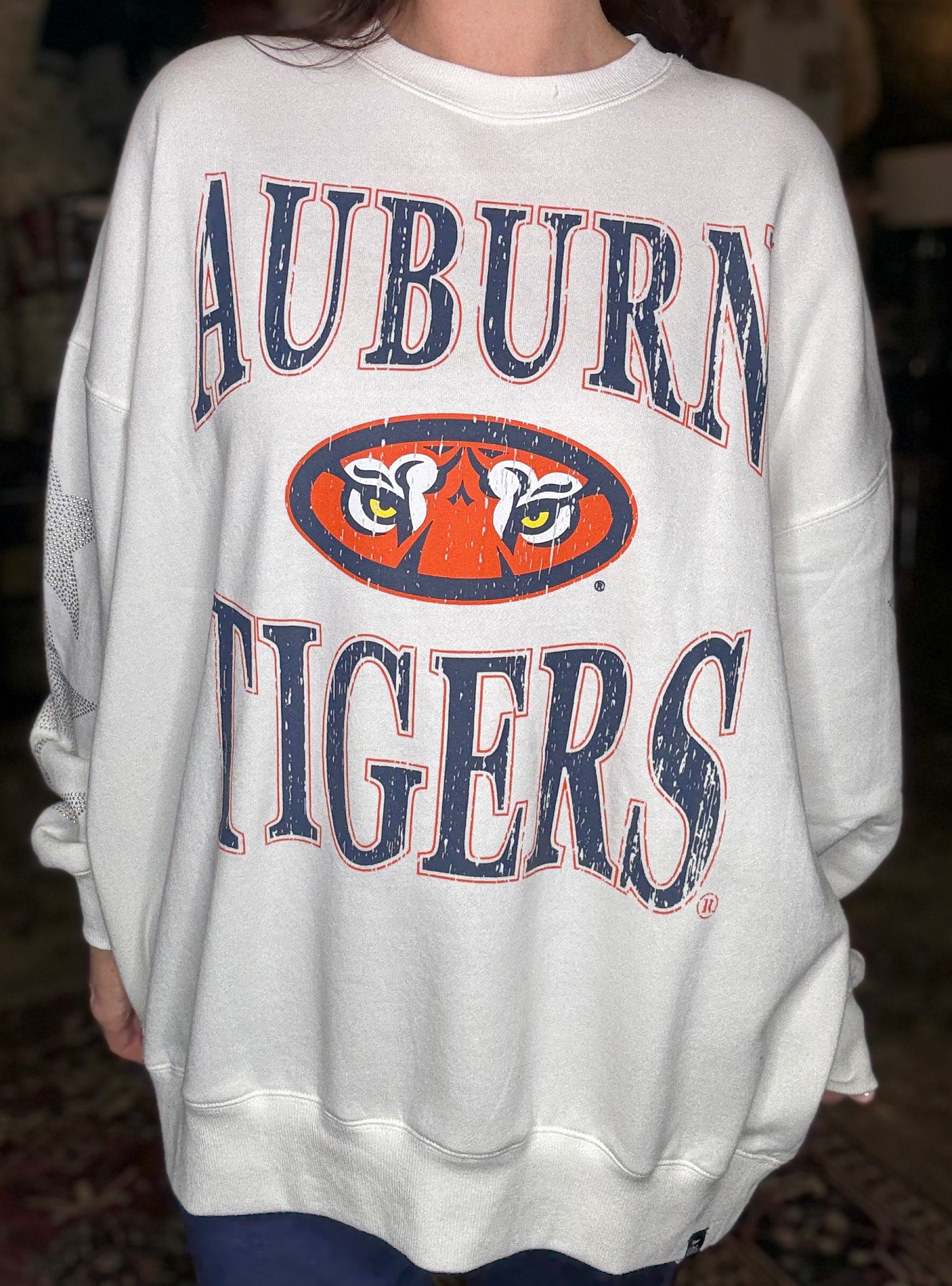 Game Day Social Auburn Crew Neck Sweatshirt