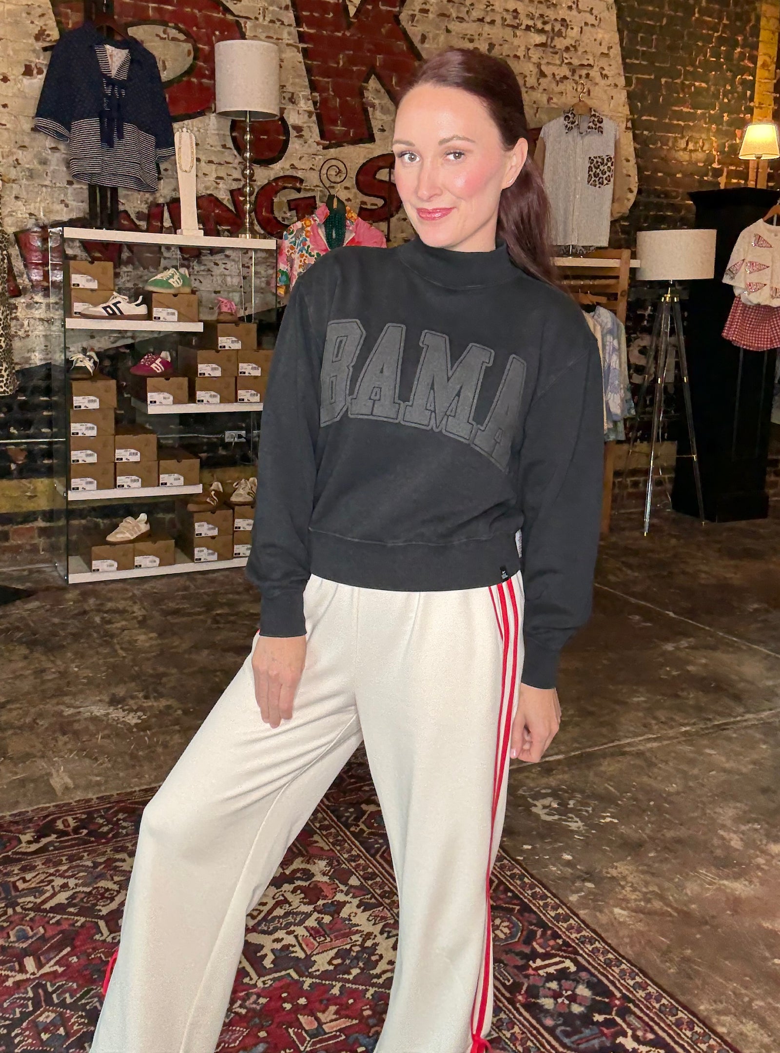 Game Day Social Bama Sweatshirt - Black