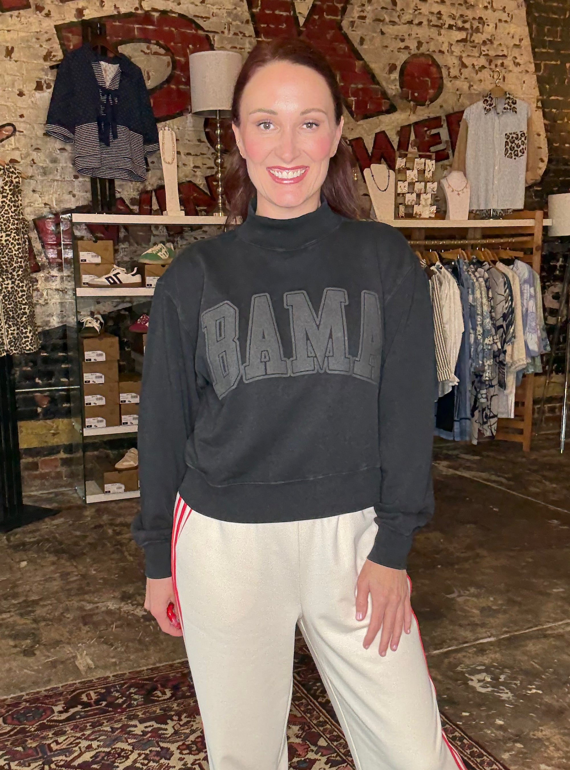 Game Day Social Bama Sweatshirt - Black